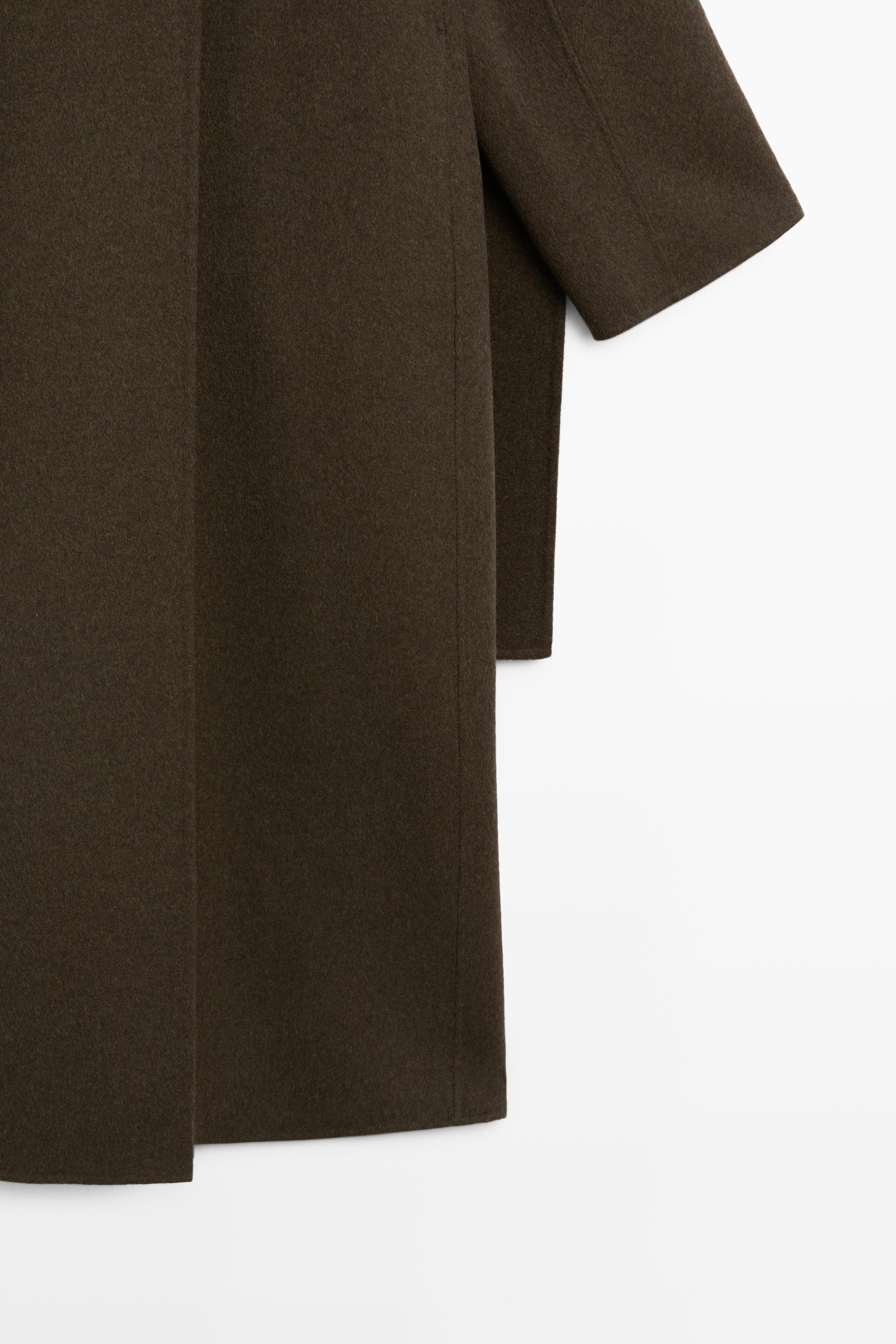Manteau long avec écharpe